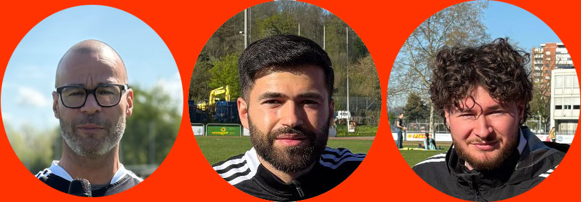 Die drei Organisatoren von StarSoccer