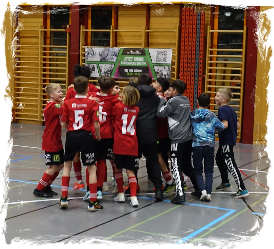 Jugendteams beim Hallenturnier in der Halle
