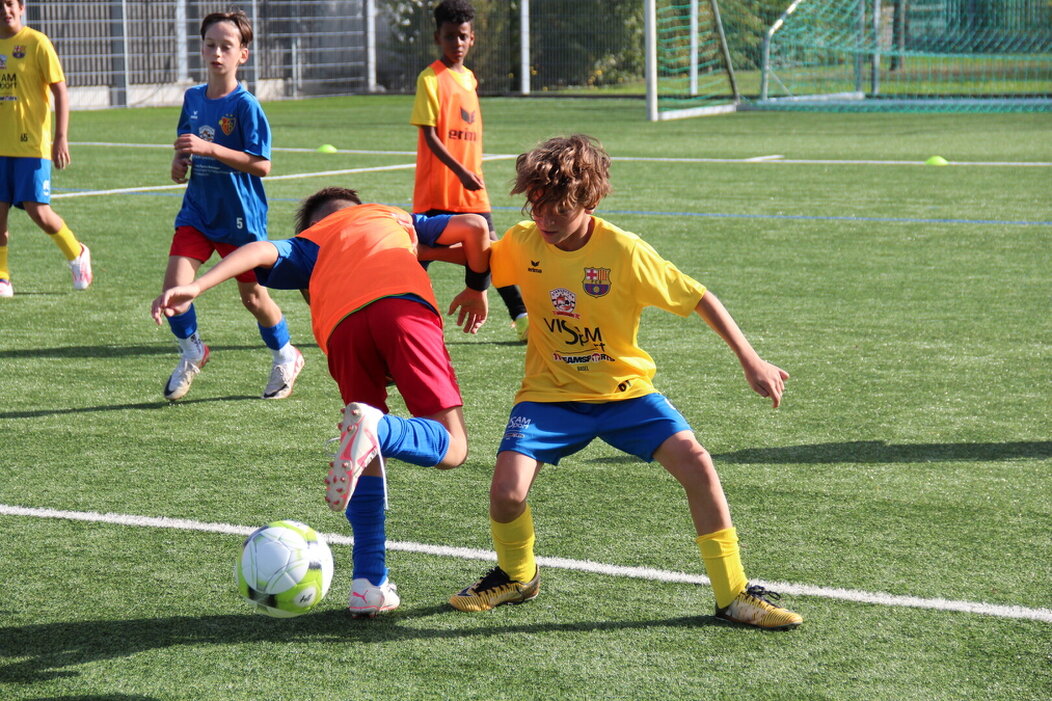 Herbstliches Fussballcamp mit Kindern