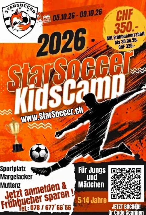 Anmeldung für Fussballcamp